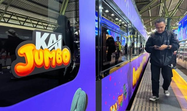 KAI Gandeng Kemenekraf dan Visinema Hadirkan Karakter "Si Jumbo" di Kereta, Dorong Ekonomi Kreatif Lokal