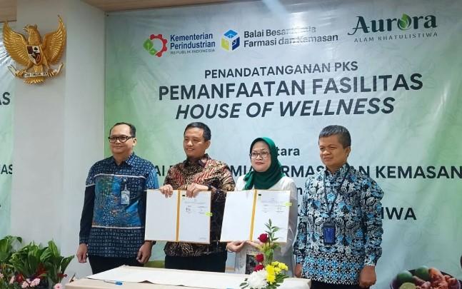 Kemenperin Gandeng PT Aurora untuk Tingkatkan Produksi Obat Bahan Alam Berkelas Global