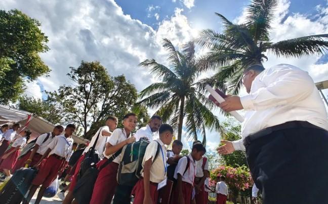 100 Siswa SRMP 19 Kupang Resmi Tempati Asrama, Program Sekolah Rakyat Dimulai di Naibonat