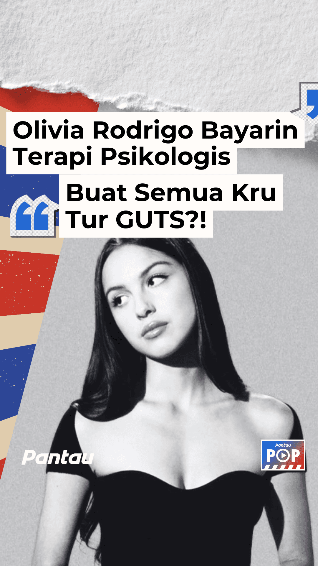 OLIVIA RODRIGO BAYARIN TERAPI PSIKOLOGIS BUAT SEMUA KRU TUR GUTS