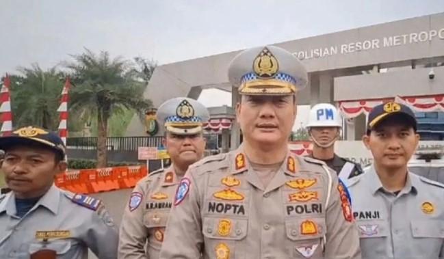 Tangani Titik Rawan Macet, Polres Metro Tangerang Canangkan 5 Ruas Jalan Jadi Kawasan Bebas Macet