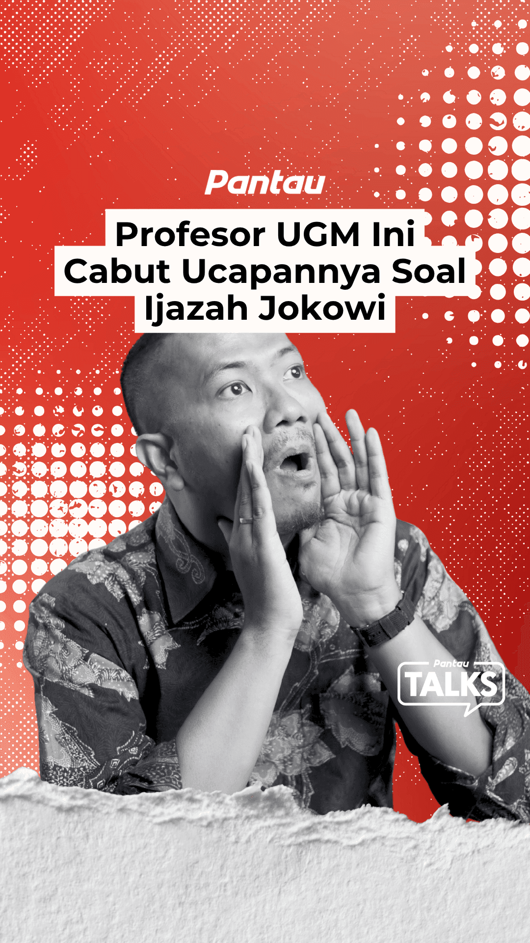 PROFESOR UGM INI CABUT UCAPANNYA SOAL IJAZAH JOKOWI!