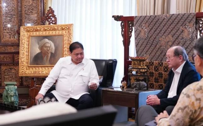 Airlangga Ajak Temasek Perluas Investasi Hijau dan Startup di Indonesia