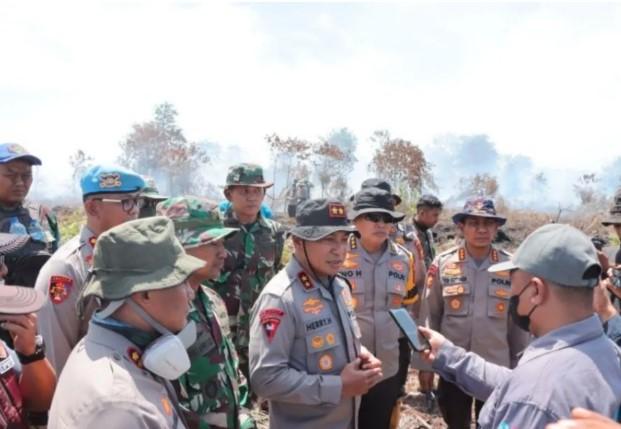 Polda Riau Selidiki Karhutla 100 Hektare di Rokan Hilir, Kapolda: Ini Tidak Main-Main