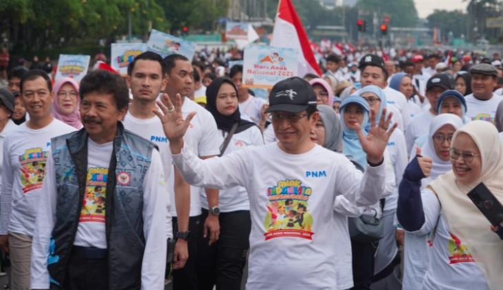 Ribuan Anak Meriahkan Jalan Sehat Hari Anak Nasional 2025, Menag Nasaruddin: “Anak Adalah Jiwa Bangsa”