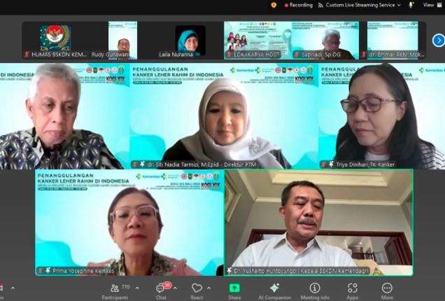 Kemendagri Dukung Rencana Aksi Nasional Eliminasi Kanker Leher Rahim 2023–2030 Lewat Kebijakan Daerah