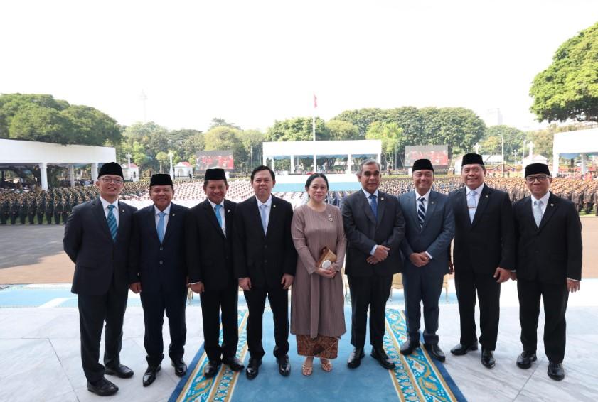 Puan Maharani Beri Pesan Humanis dan Digital kepada 2.000 Perwira Muda TNI-Polri di Istana Merdeka