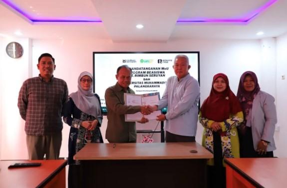 UMPR Gandeng PT Rimbun Seruyan Beri Beasiswa dan Kuatkan SDM Lokal Seruyan