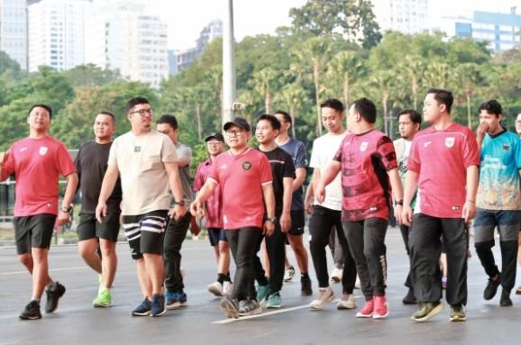 Cak Imin Ajak Mahasiswa Cipayung Plus Lari Pagi dan Bangun Kepemimpinan Pemuda Lewat Olahraga