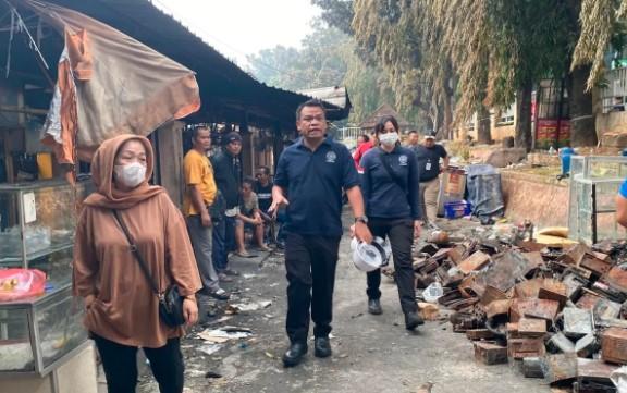 Puslabfor Polri Periksa TKP Kebakaran Pasar Taman Puring, 552 Kios Ludes dan Kerugian Capai Rp30 Miliar