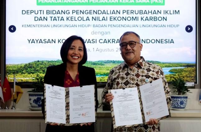KLH dan Konservasi Indonesia Kolaborasi Perkuat Nilai Ekonomi Karbon, Dorong Diplomasi Iklim Global