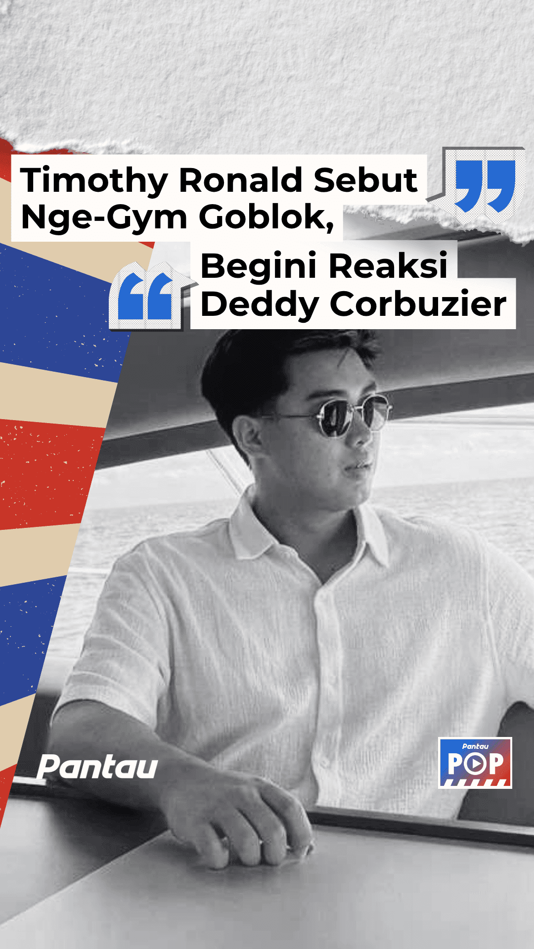 TIMOTHY RONALD SEBUT GYM GOBLOK, INI REAKSI DEDDY CORBUZIER