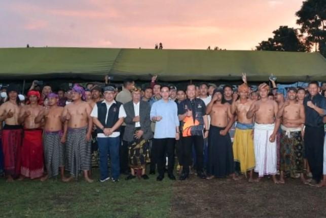 Saksikan Peresean di Lombok, Gibran Tegaskan Komitmen Pelestarian Budaya Lokal
