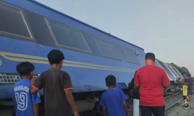 KAI Daop 6 Batalkan Perjalanan KA Taksaka dan Manahan Akibat Dampak Anjloknya KA Argo Bromo Anggrek