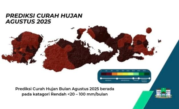 BMKG: Lima Kabupaten di NTB Siaga Kekeringan, Waspadai Bahaya Kebakaran Hutan