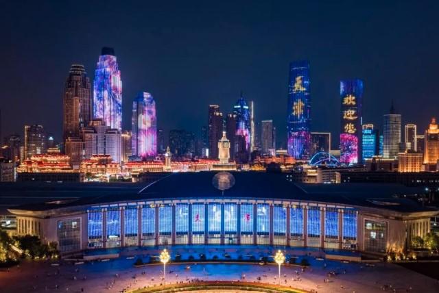 Tianjin Percantik Lanskap Malam Sungai Haihe dengan Instalasi Penerangan Baru di 216 Gedung dan 13 Jembatan