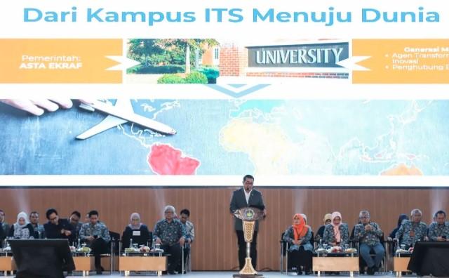 Menekraf Teuku Riefky Ajak Mahasiswa ITS Jadi Arsitek Ekonomi Kreatif Menuju Indonesia Emas 2045