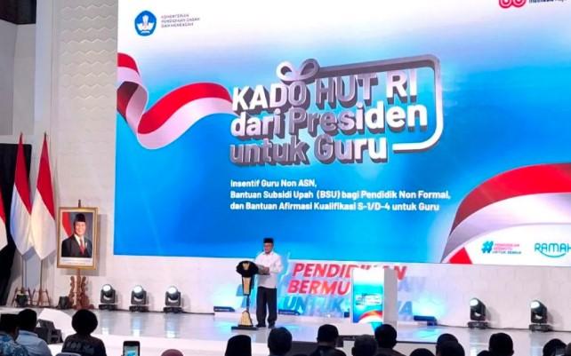 HUT ke-80 RI, Presiden Prabowo Berikan Tiga Kado untuk Guru Non-ASN dan Pendidik PAUD