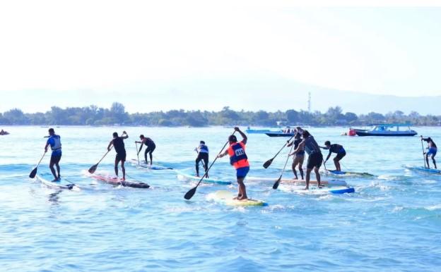 Fornas VIII di Gili Trawangan Padukan Olahraga Rekreasi dan Peningkatan Ekonomi NTB