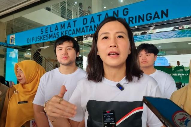 Wamen PPPA Veronica Tan Ajak Anak Ikuti Cek Kesehatan Gratis di Puskesmas Penjaringan