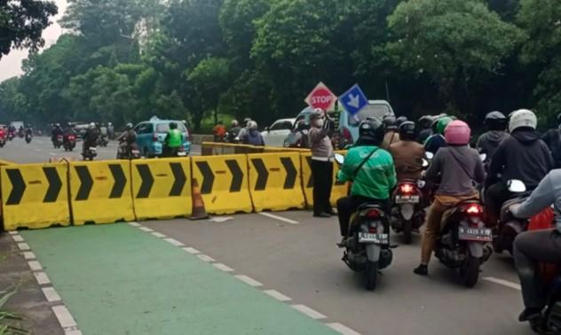 Pembangunan Saluran Air Metode Jacking di Jalan DI Panjaitan, Pengendara Diminta Hindari Titik Padat