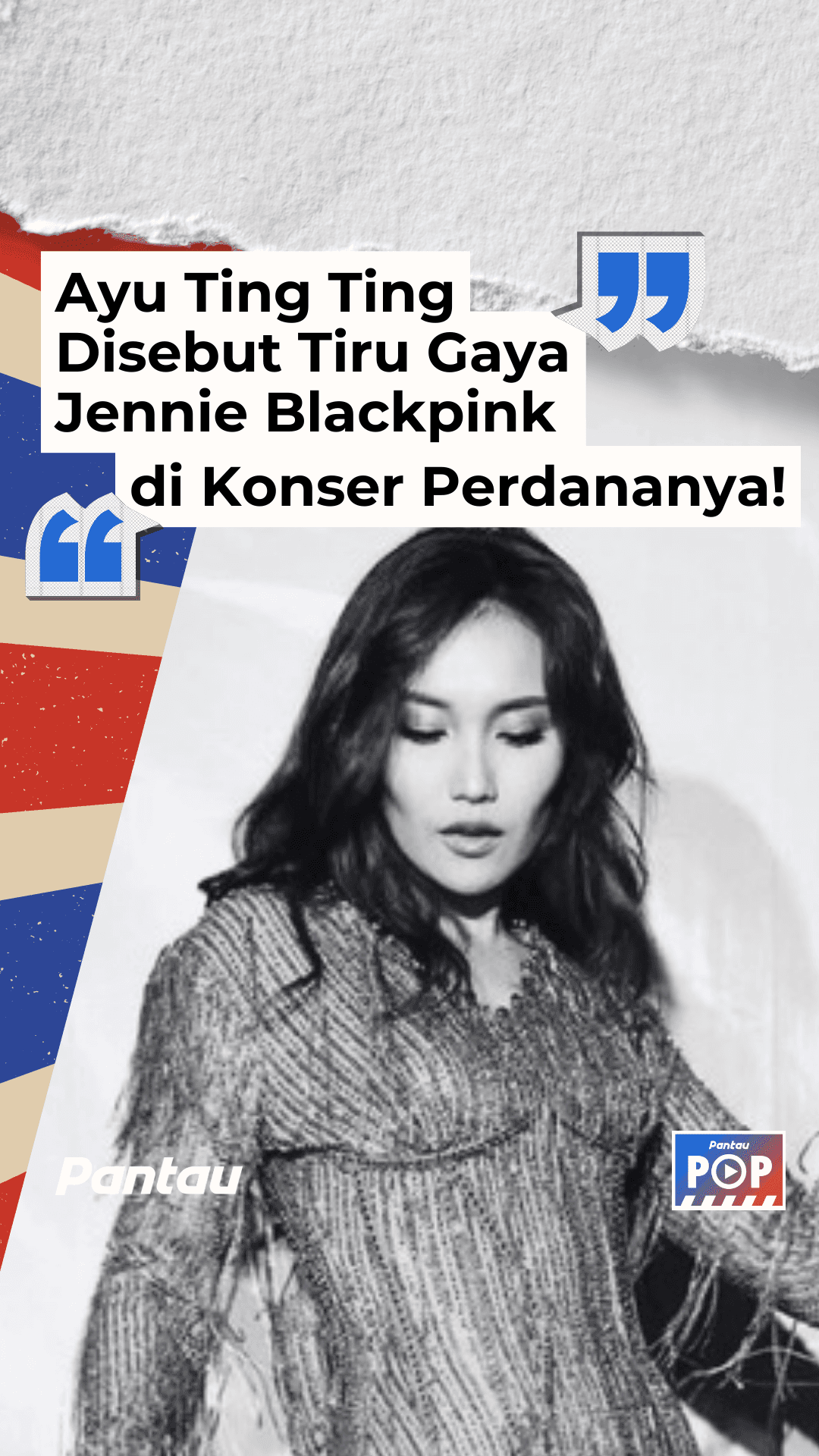 AYU TING TING DISEBUT TIRU GAYA JENNIE BLACKPINK DI KONSER PERDANANYA