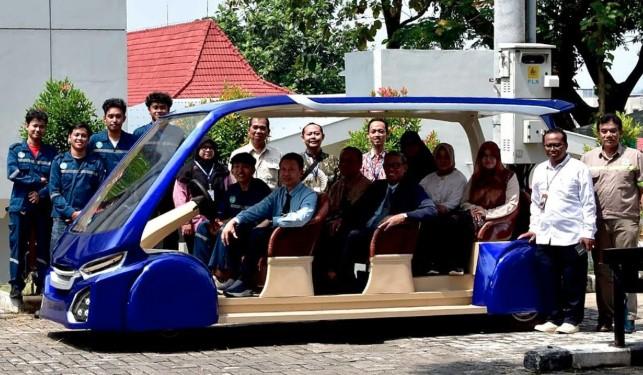 Sekolah Vokasi Undip Kembangkan Buggy Car Hybrid Bertenaga Listrik dan Panel Surya