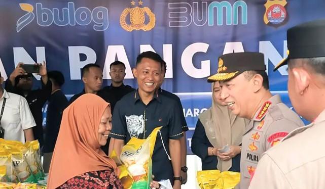 Kapolri Resmikan Tim Patroli Maung Presisi dan Gerakan Pangan Murah di Banten