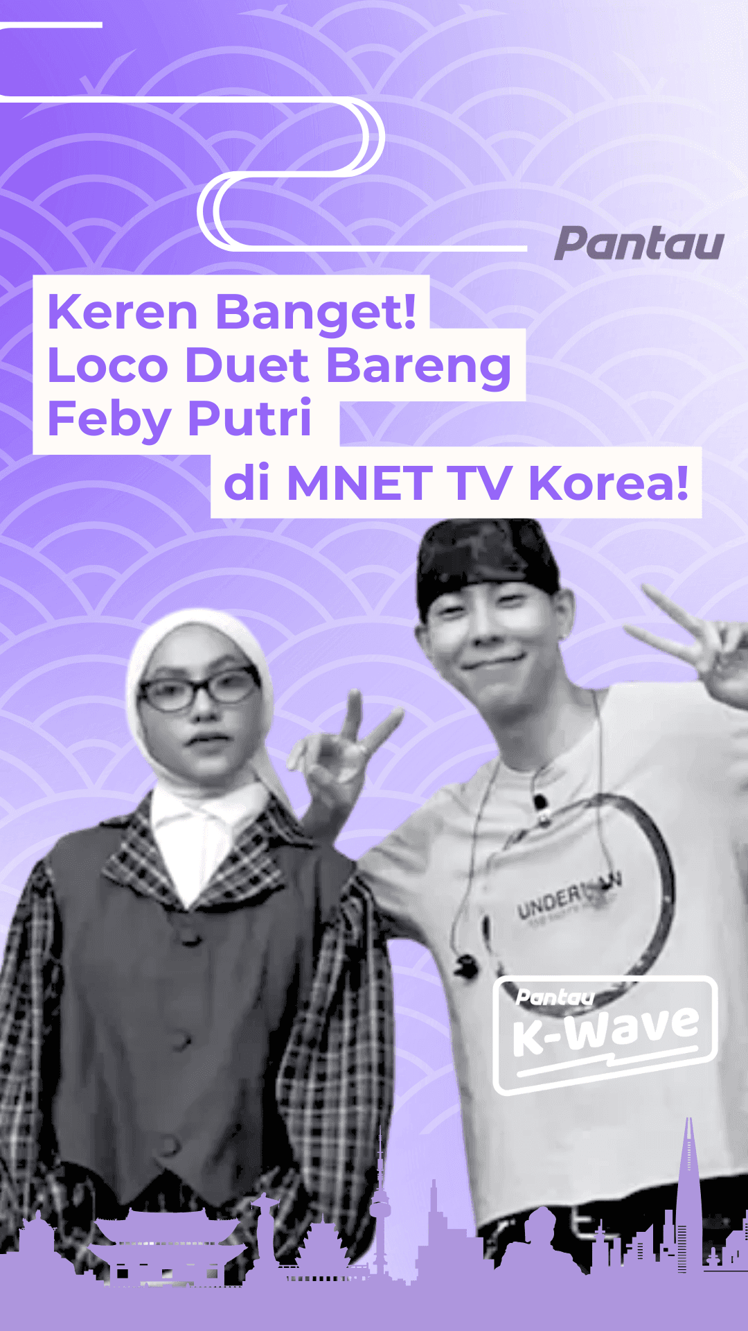 KEREN BANGET LOCO DUET BARENG FEBU PUTRI DI MNET TV KOREA