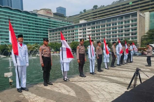 Sambut HUT ke-80 RI, Lagu Indonesia Raya Diputar di Bundaran HI untuk Bangkitkan Nasionalisme