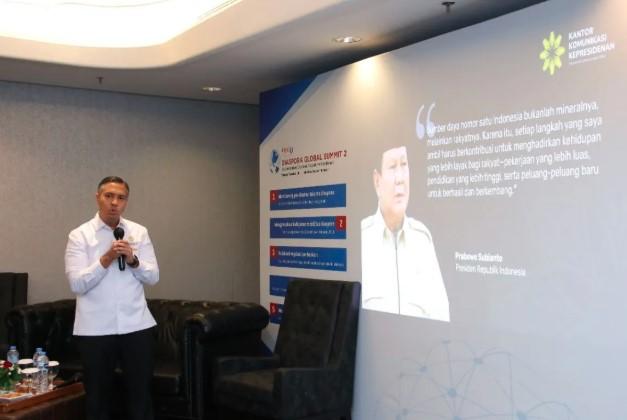 Hamdan Hamedan Paparkan Lima Program Utama Prabowo di Diaspora Global Summit: “Kemiskinan Tidak Boleh Diwariskan”