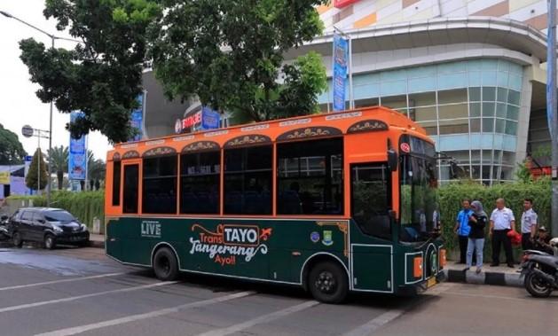 Rayakan HUT ke-80 RI, Pemkot Tangerang Gratiskan BRT Tayo dan Angkot Si Banteng
