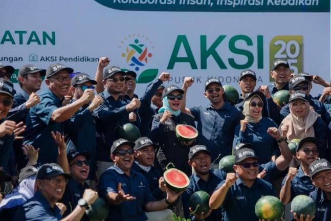 100 Karyawan Pupuk Indonesia Grup Laksanakan Program AKSI 2025 di Banyuwangi, Tinggal di Rumah Warga dan Bangun Desa