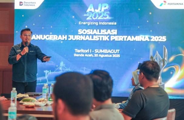 Tingkatkan Literasi Energi, Pertamina Sosialisasi Anugerah Jurnalistik Pertamina 2025 Hingga Ujung Barat Indonesia