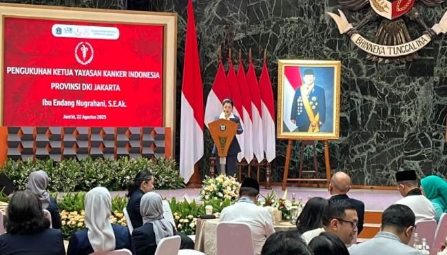 Gubernur DKI Jakarta Kukuhkan Ketua Baru YKI, Dorong Kolaborasi Lawan Kanker