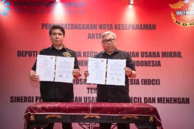 Kementerian UMKM Gandeng Harley Davidson Club Indonesia untuk Promosikan Produk Otomotif Lokal