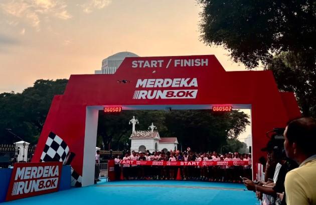 Merdeka Run 8.0 K Meriahkan Penutupan HUT ke-80 RI, Ribuan Peserta Ramaikan Istana Merdeka
