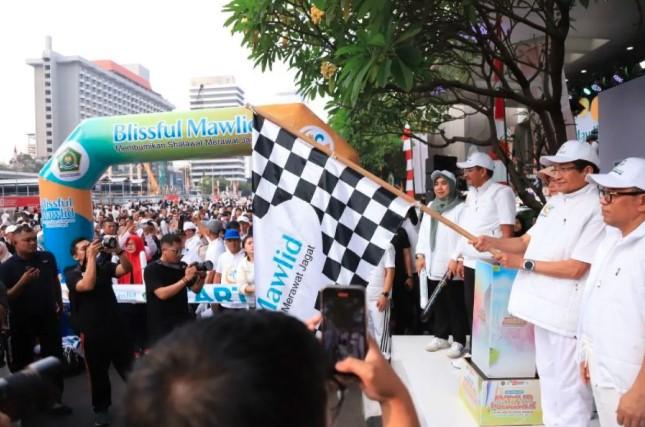Menag Ajak Umat Sambut Maulid Nabi dengan Gembira dan Toleransi Lewat Funwalk Blissful Mawlid