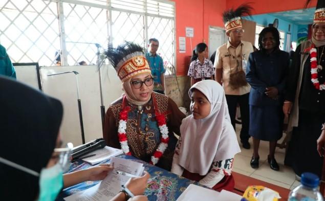Menteri PPPA Tinjau Program Cek Kesehatan Gratis di Merauke, Tekankan Anak Sehat sebagai Kunci Masa Depan Bangsa
