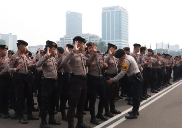 1.250 Personel Gabungan Dikerahkan Amankan Aksi di DPR, Polisi Imbau Pendekatan Tertib dan Humanis