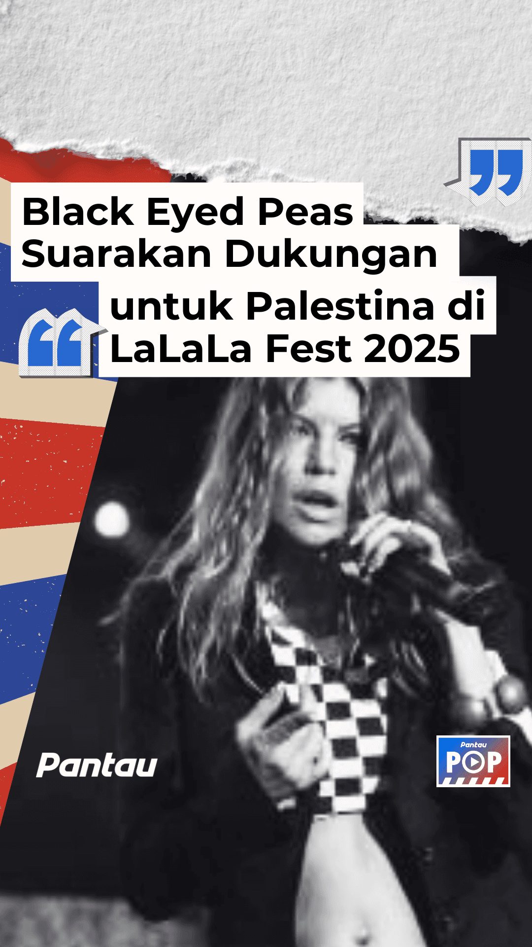 BLACK EYED PEAS SUARAKAN DUKUNGAN UNTUK PALESTINA DI LALALA FEST 2025
