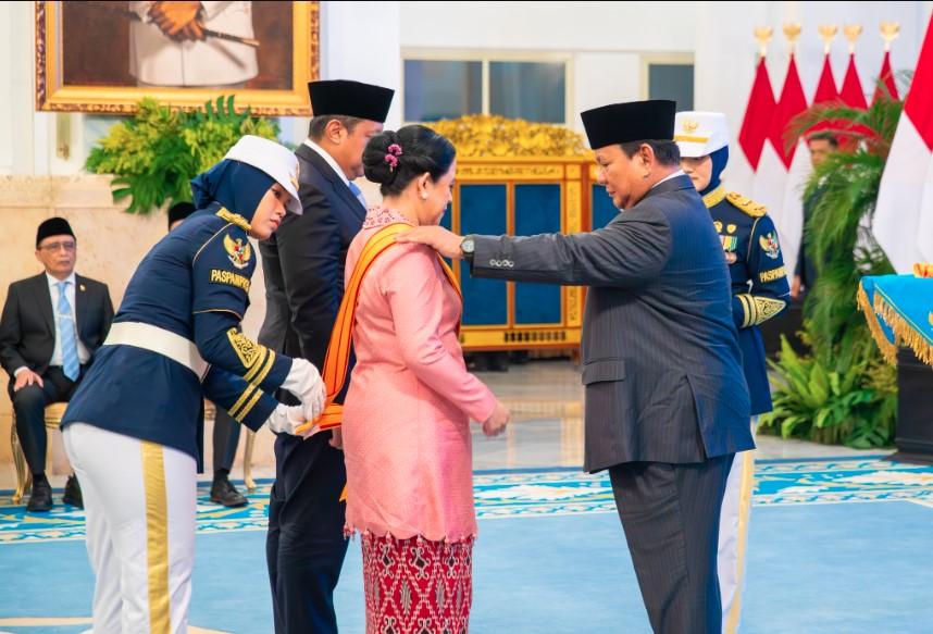 Terima Bintang Republik Indonesia Utama, Puan Maharani Tegaskan Tanda Kehormatan adalah Amanah Rakyat