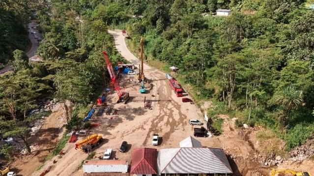 Proyek Jalan Layang Sitinjau Lauik Capai Tahap Uji Pondasi, Persiapan Ditarget Rampung Oktober 2025