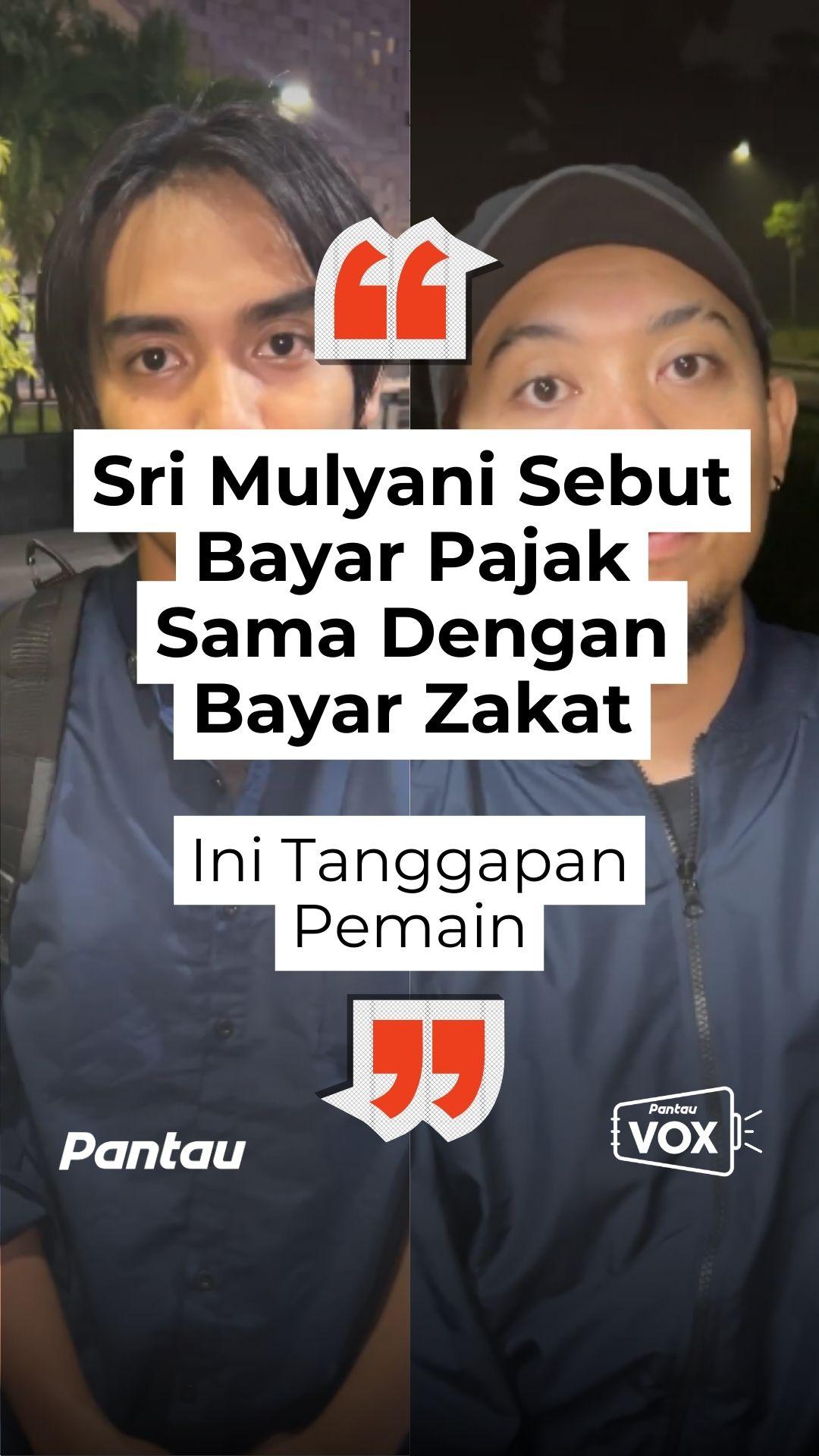 SRI MULYANI SEBUT BAYAR PAJAK SAMA DENGAN BAYAR ZAKAT