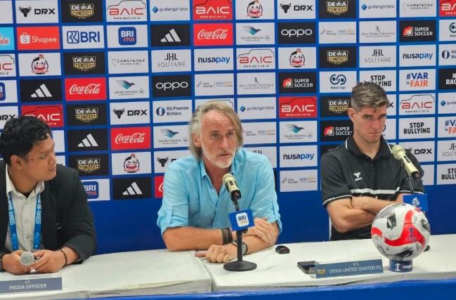 Start Buruk Dewa United Kembali Terulang, Jan Olde Riekerink Soroti Mentalitas dan Kualitas Lawan
