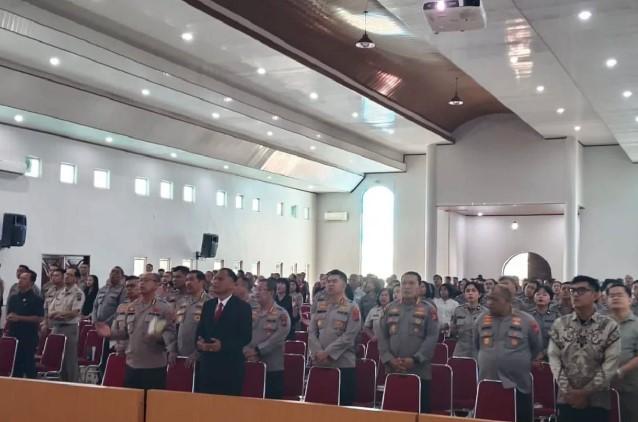 Polda Sumut Gelar Ibadah Oikumene, Doakan Kedamaian Bangsa di Tengah Situasi Nasional