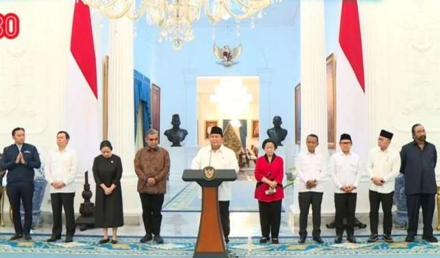 Presiden Prabowo Temui Megawati dan Pimpinan Partai Bahas Situasi Nasional, Tegaskan Sikap Tegas terhadap Pelanggaran