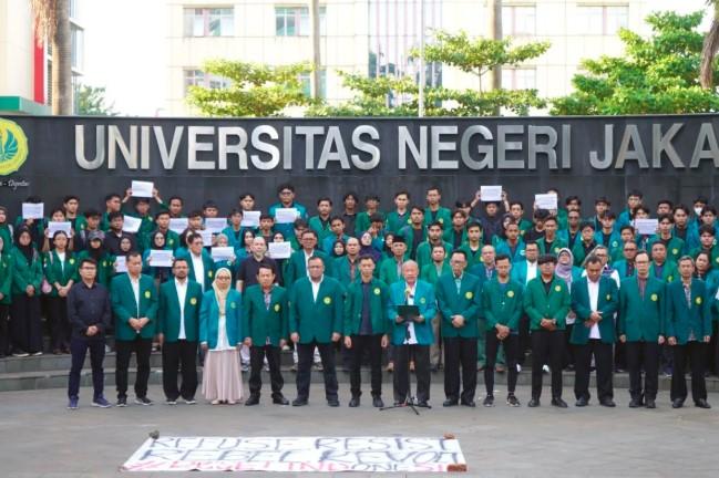 Sivitas UNJ Gelar Seruan Moral Rawamangun, Serukan Persatuan dan Penegakan Hak Asasi