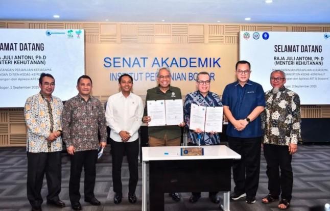 Kemenhut dan IPB Kolaborasi Bangun Biobank dan Terapkan ART untuk Konservasi Satwa Liar