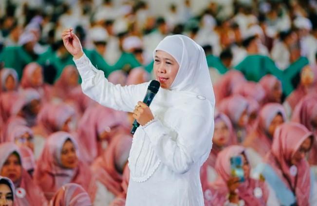 Khofifah Ajak Jadikan Maulid Nabi Sebagai Momentum Teguhkan Kerukunan Berbangsa